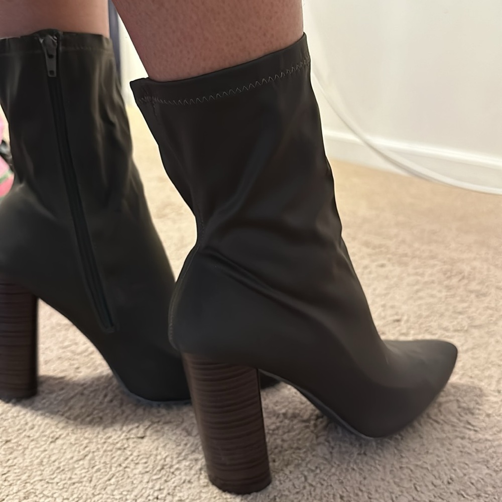 Olive Bootie